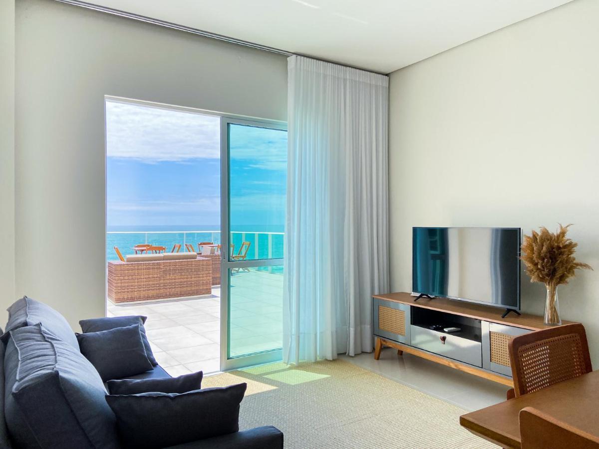 ゴヴェルナドール・セウソ・ラーモスInfinito - Cobertura Frente Mar Com Piscinaアパートメント エクステリア 写真